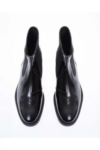 Boots chelsea Hogan "Route" noir 2 élastiques pour homme