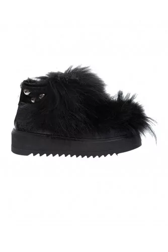 Achat Leather and fur low boots - Jacques-loup