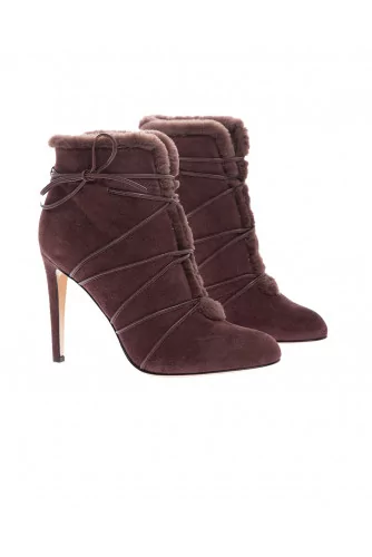 Boot bt rond avec lacet Tal.100 Marron Gianvito Rossi Femme