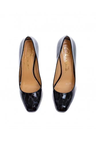 Escarpin Bleu nuit Tal.100 Charlotte Olympia Femme