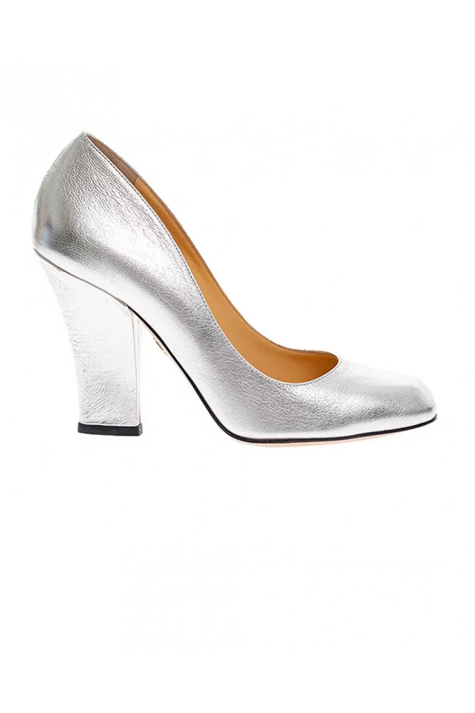 Escarpin Argent Tal.100 Charlotte Olympia Femme