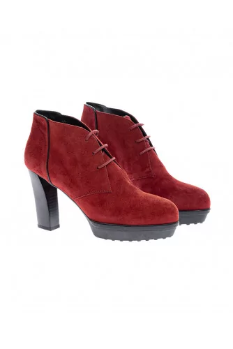 Derby Boots Tal.95 + patin sang Tod's Femme