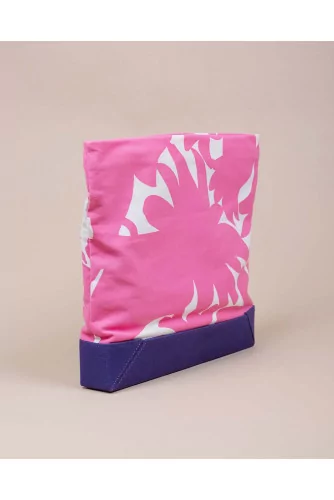 Large bag with pink flower