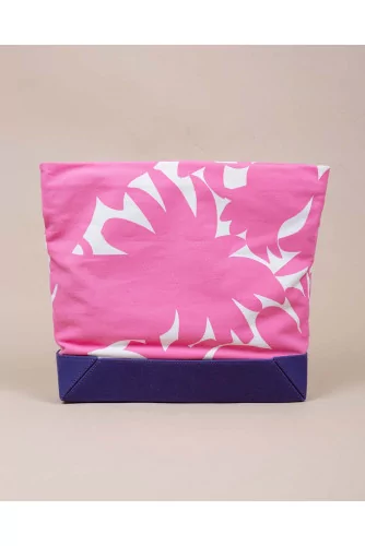 Large bag with pink flower