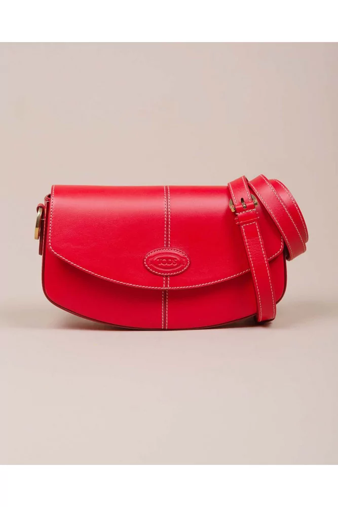 C-Bag - Natural leather bag with adjustable shoulder strap