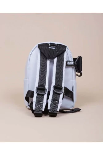 Mini tissue backpack zipped