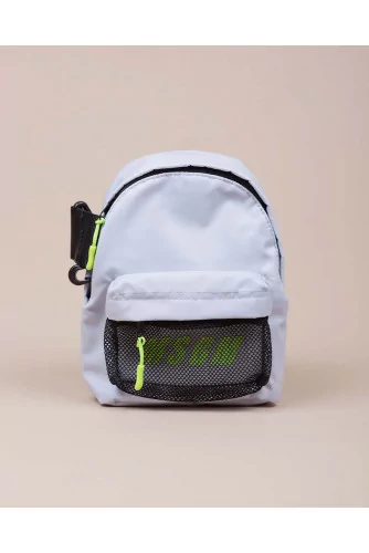 Mini tissue backpack zipped