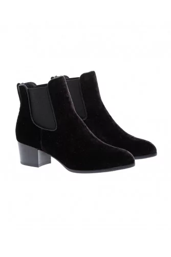 Achat Velvet low boots with... - Jacques-loup