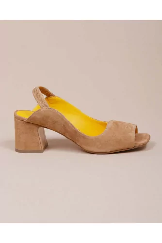 Achat Suede sandals with open toe and ankle strap 55 - Jacques-loup