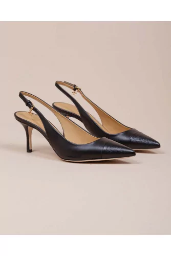 Achat Penelope - Leather pumps with toe-cap - Jacques-loup