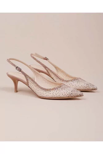 Achat Transparent cut-shoes pointed tip and strass - Jacques-loup