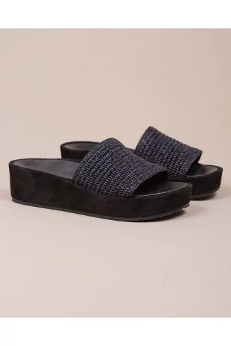 Mule EHM noir pour femme