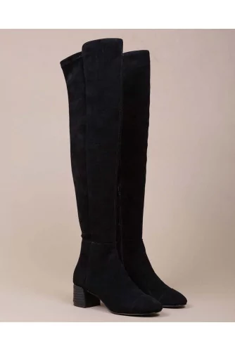 Nina - Suede over the knee boots