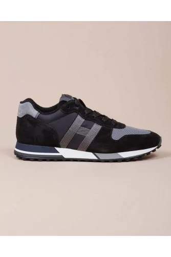 Running H86 - Split leather sneakers with rubber studs