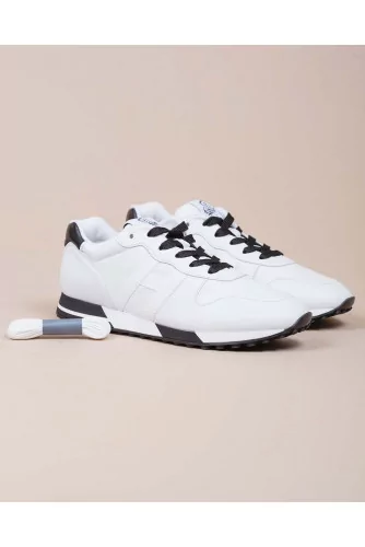 Running H86 - Nappa leather sneakers with contrasting buttress