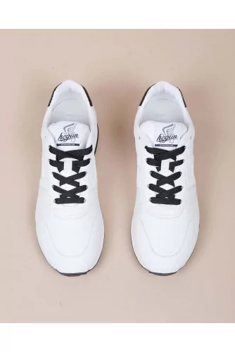 Running H86 - Nappa leather sneakers with contrasting buttress