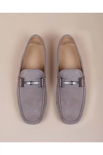 Doppia T Gomini - Nubuck « Double T » Moccasins