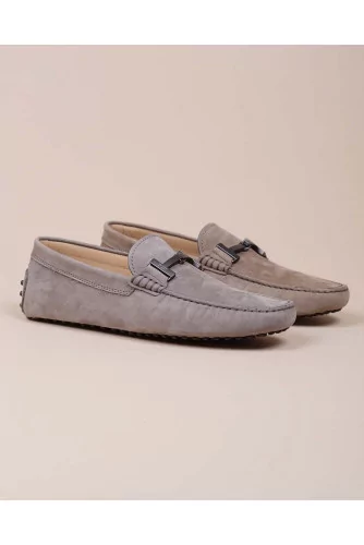 Doppia T Gomini - Nubuck « Double T » Moccasins