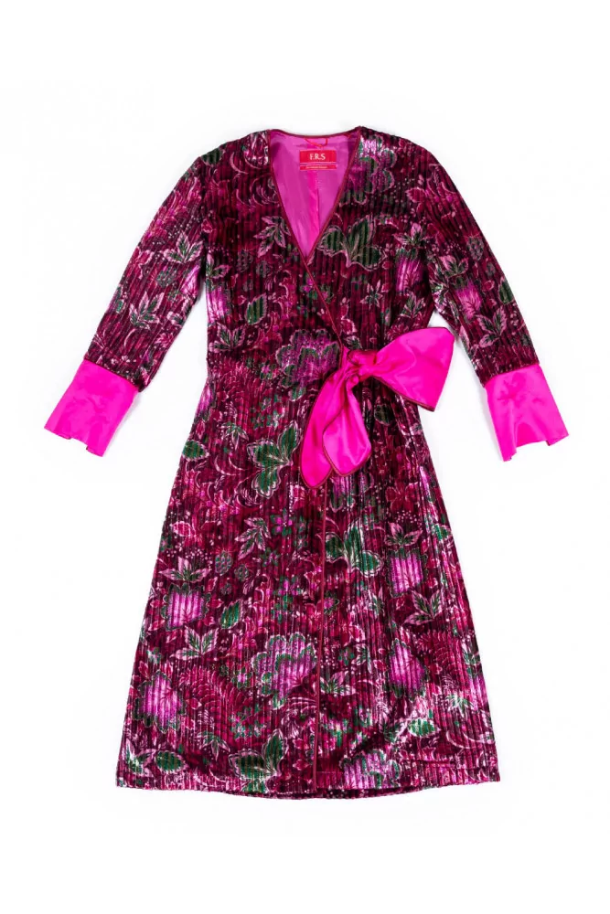 Robe portefeuille For Restless Sleepers Rose et rouge rose S