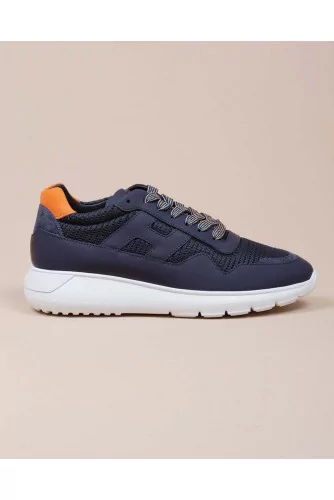 Achat I-Cube - Bi-material sneakers with orange buttress - Jacques-loup