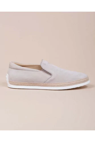 Achat Pantofola - Nubuck leather slip-on with rope sole - Jacques-loup