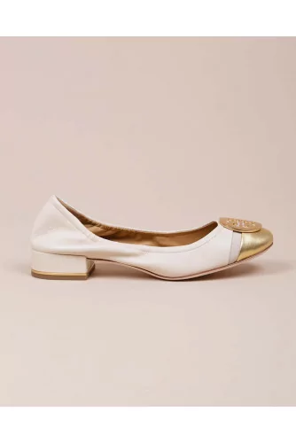 Achat Minnie Cap-Toe Ballet - Leather ballerinas with metal piece 25 - Jacques-loup