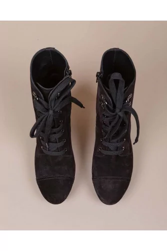 Opty - Suede boots with laces 90