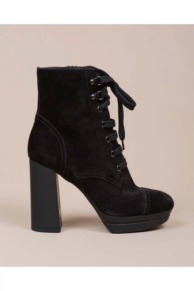 Opty - Suede boots with laces 90