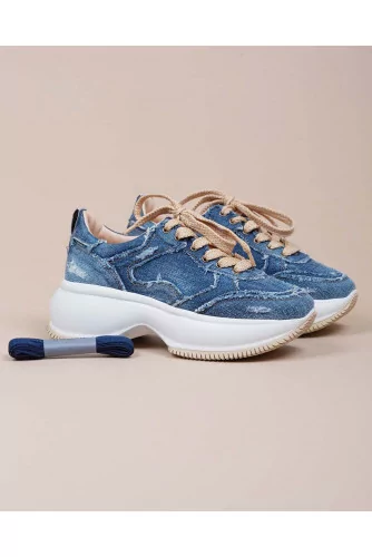 Maxi Active - Sneakers en jeans oversized 40