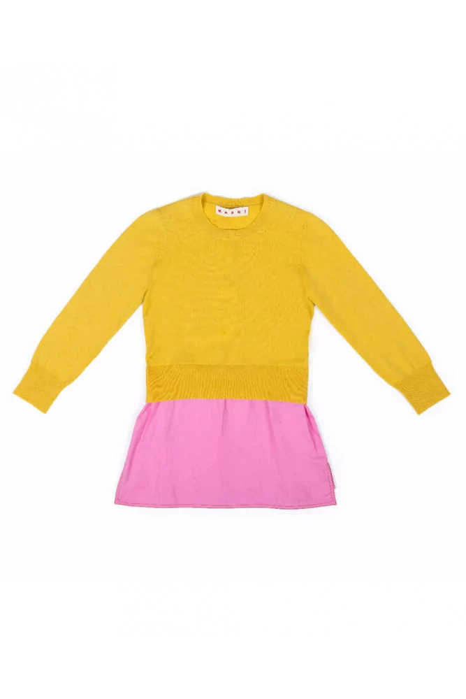 Pull Marni Jaune et rose