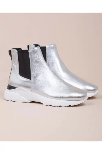 New Active - Bottines en cuir avec élastiques