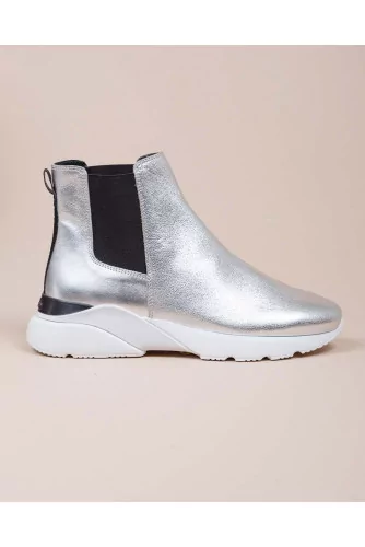 New Active - Bottines en cuir avec élastiques