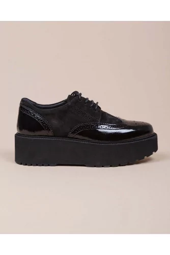 Fondo Urban - Patent leather derby and suede