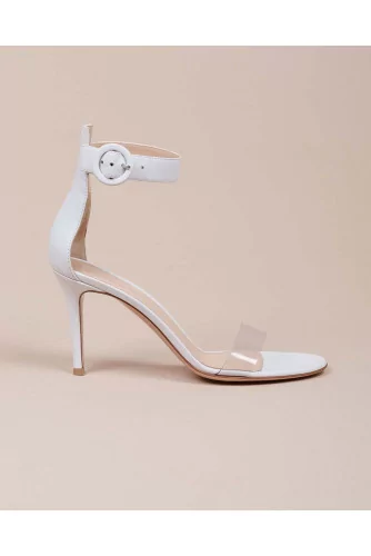 Achat Leather sandals with pvs strap 85 - Jacques-loup