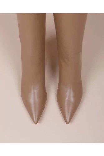 Suzan - Nappa leather boots with pointed tip