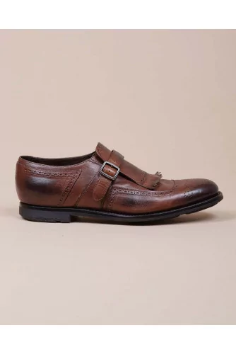 Achat Shangaï - Leather derby with buckle - Jacques-loup