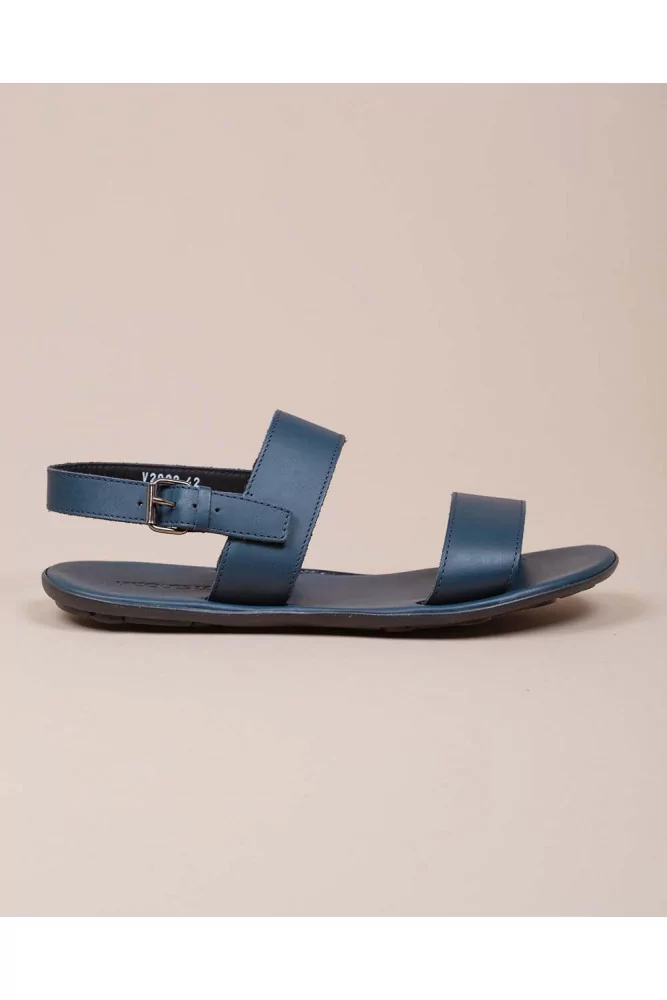 Nappa leather sandals large strips