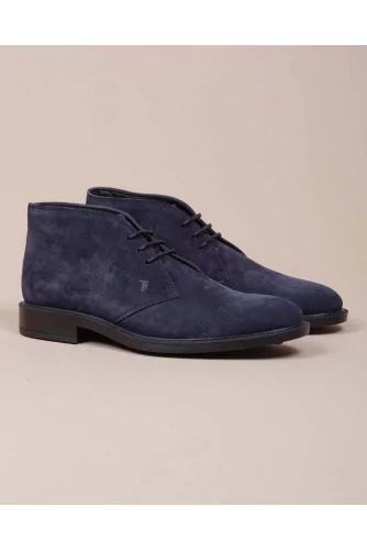 Polako - High suede derby 3-holes lacing