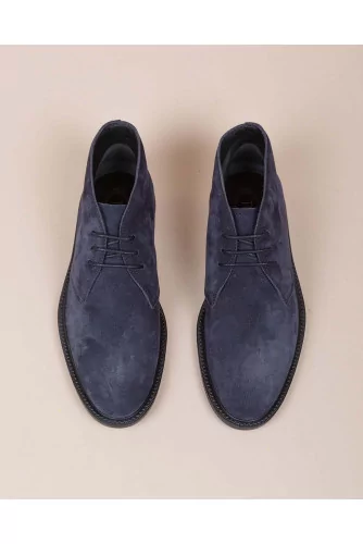 Polako - High suede derby 3-holes lacing