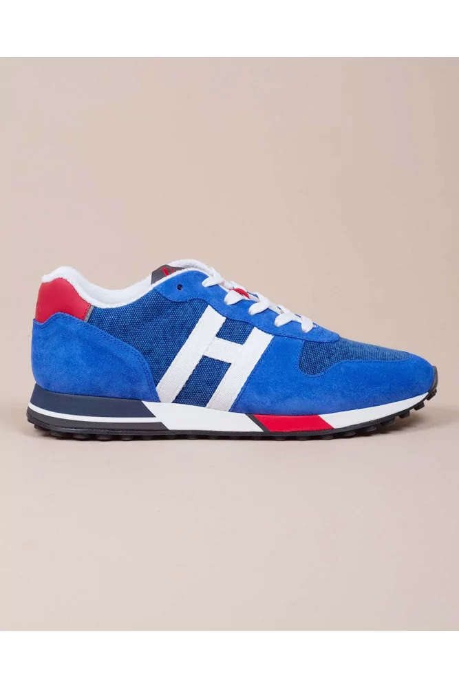 Running H86 - Calf leather sneakers with colored outer sole