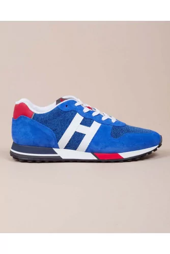 Running H86 - Baskets en cuir avec H en gros grain