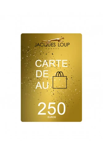 Achat Cartes Cadeau - 250€ - Jacques-loup
