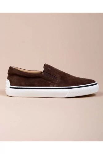 Achat Cassetta Casual - Split leather slip-ons with elastics - Jacques-loup