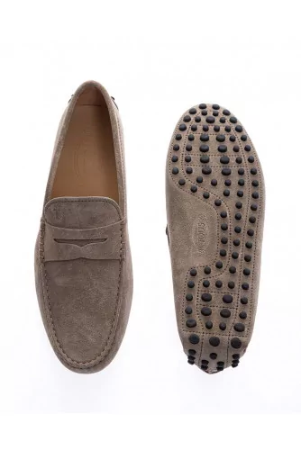 Gommini - Split leather moccasins with decorative tab