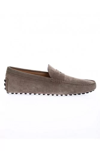 Gommini - Split leather moccasins with decorative tab