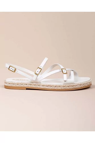 Achat Leather sandals with soft straps - Jacques-loup