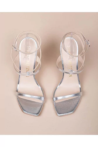 Achat Ellsie - High-heeled sandals metallic nappa 100 - Jacques-loup