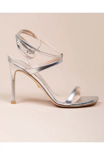 Achat Ellsie - High-heeled sandals metallic nappa 100 - Jacques-loup