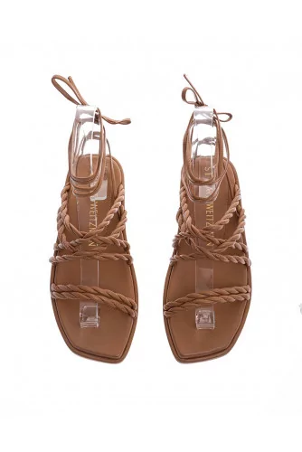 Calypso - Nappa leather sandals 10