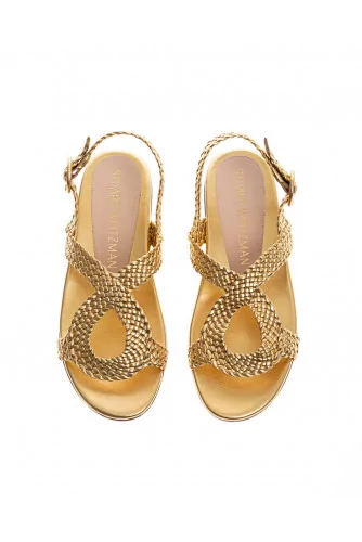 Teodora - Plaited leather sandals